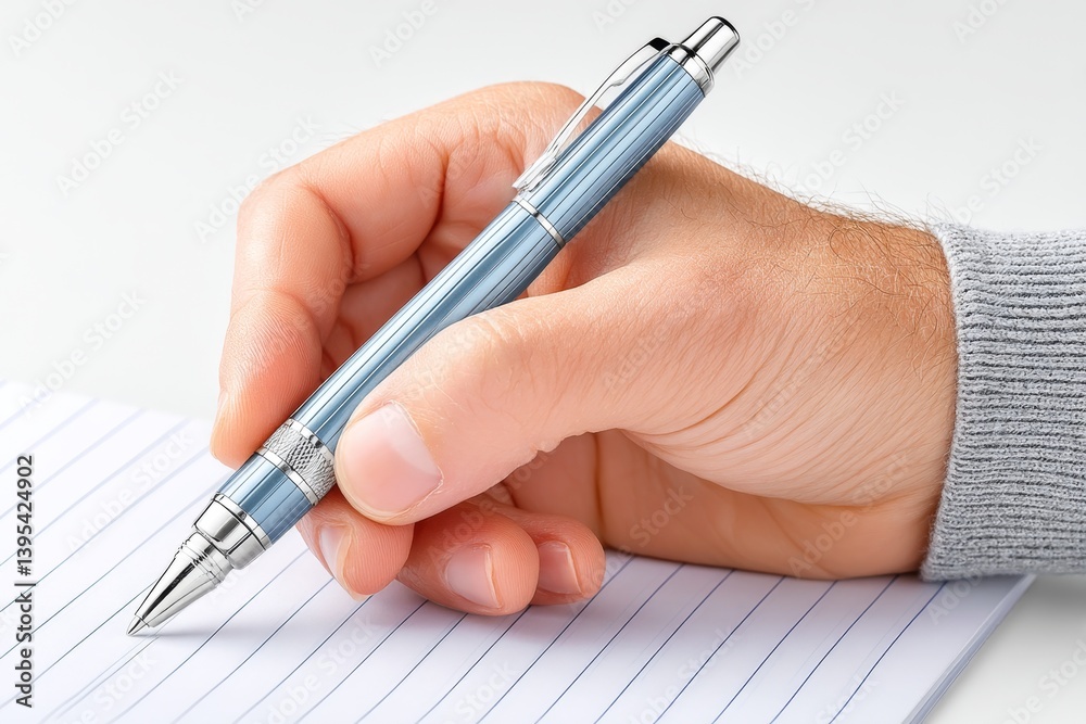 A person practicing foreign language writing on lined paper with guides and notes A person practicing foreign language writing on lined paper with guides and notes