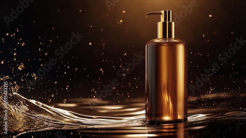 Luxury Amber Bottle
