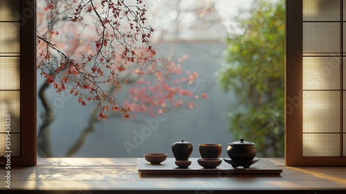 Tea Ceremony Window View