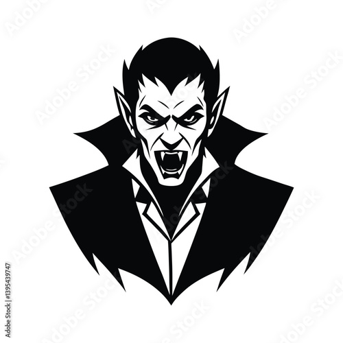Vampire vector silhouette