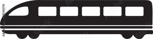 Train icon. Transportation vehicle and vehicle theme. Isolated design. Vector illustration