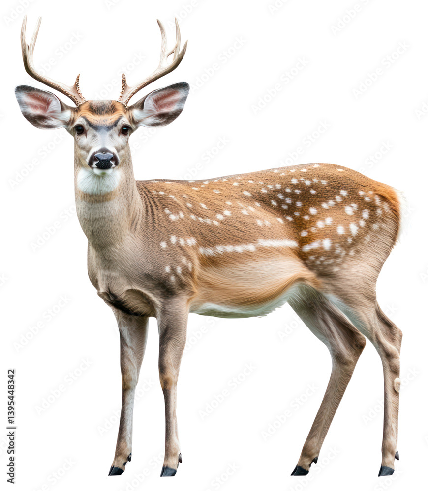 PNG White tailed deer background wildlife animal.