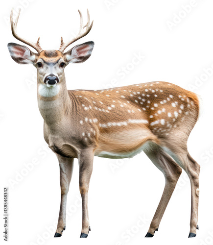 Obraz na płótnie PNG White tailed deer background wildlife animal. w salonie