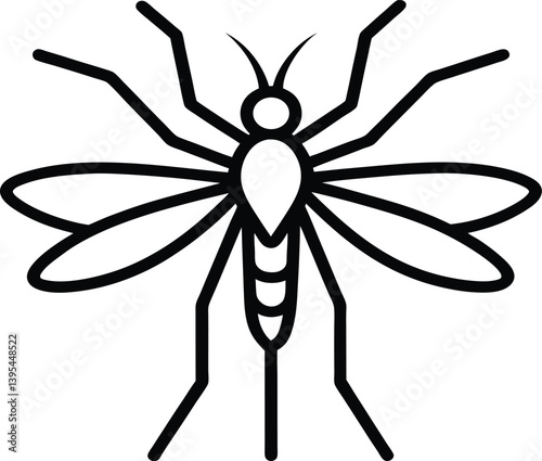 Mosquito Illustration: Vector Image