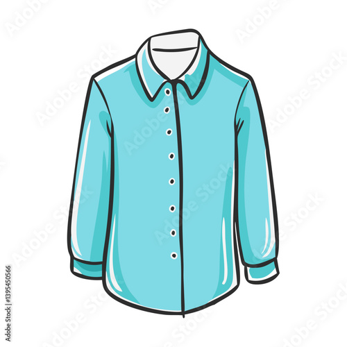 button down shirt icon, button down shirt vector illustration-simple illustration of button down shirt, perfect for button down shirt logos and icons