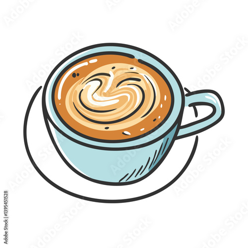 cappuccino icon, cappuccino vector illustration-simple illustration of cappuccino, perfect for cappuccino logos and icons