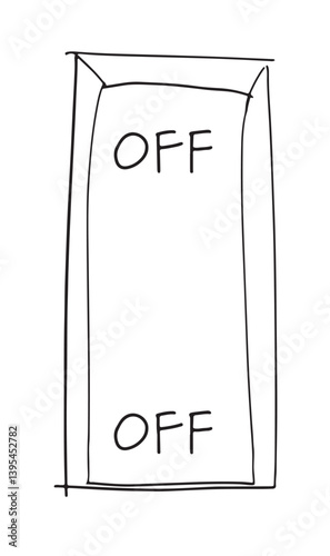 switch off on line black color element control electricity energy light turn sign button technology symbol design push toggle press start drawing interface panel shutdown saving world pollution day