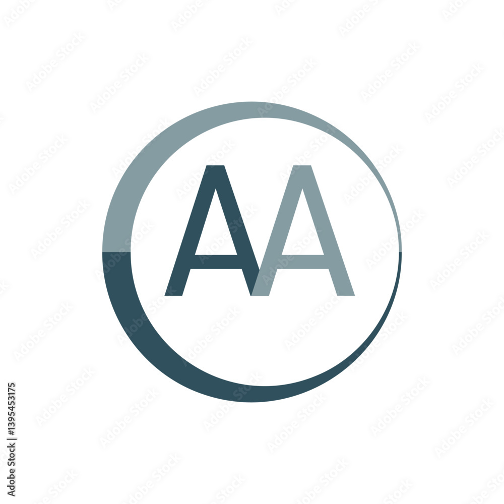 letter aa logo. simple typography letter logo template
letter aa logo. simple typography letter logo template
