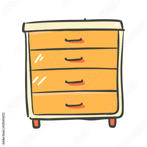 chest of drawers icon, chest of drawers vector illustration-simple illustration of chest of drawers, perfect for chest of drawers logos and icons