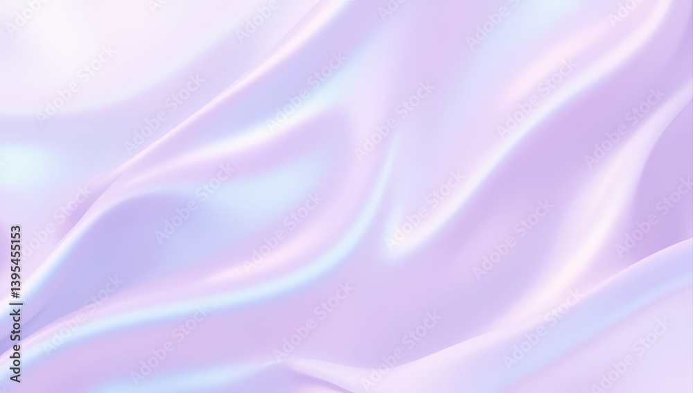 Obraz premium Iridescent Pastel Fabric Drape Background