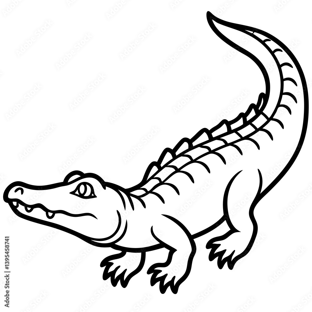 Obraz premium Line art collection of aquatic and wetland creatures, featuring elegant and minimal illustrations of fish, amphibians, birds, and aquatic animals. Perfect for nature-themed designs, educational materi