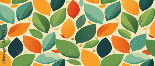 Obraz na płótnie leaf nature pattern Seamless Elegant abstract background vector design w salonie