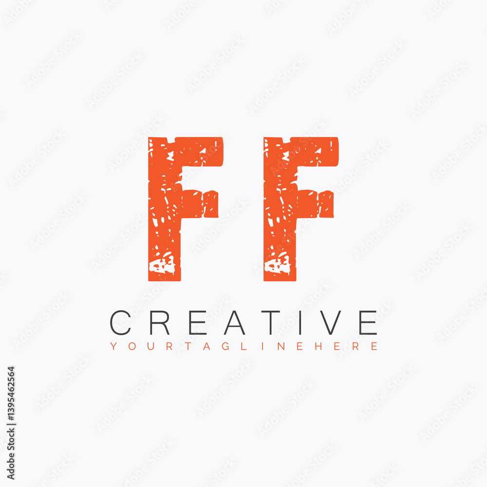 Obraz premium initial monogram logo with letter creative design.