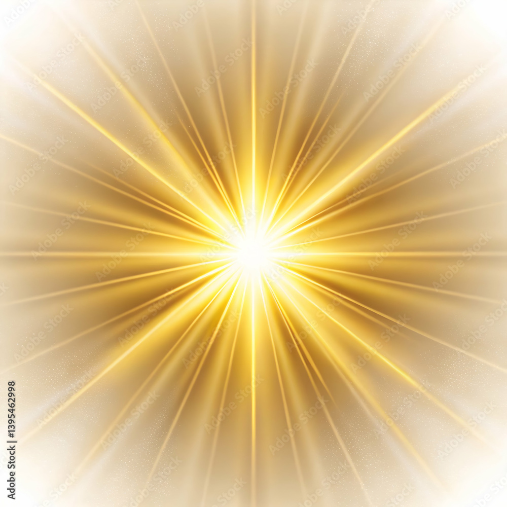 Obraz premium Glowing Light Effect isolated on white background