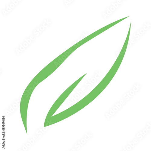  leaves  icons. Leaf vector illustration. Green leaf ecology nature element vector icon, Leaf linear Icon, green leaf ecology nature element