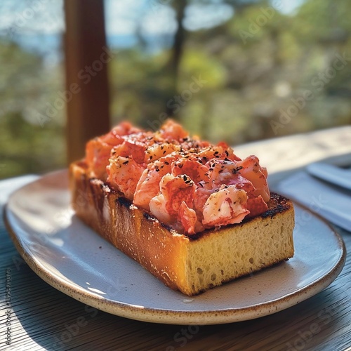 Lobster Roll - A New England specialty with buttery lobster meat in a toasted roll. 