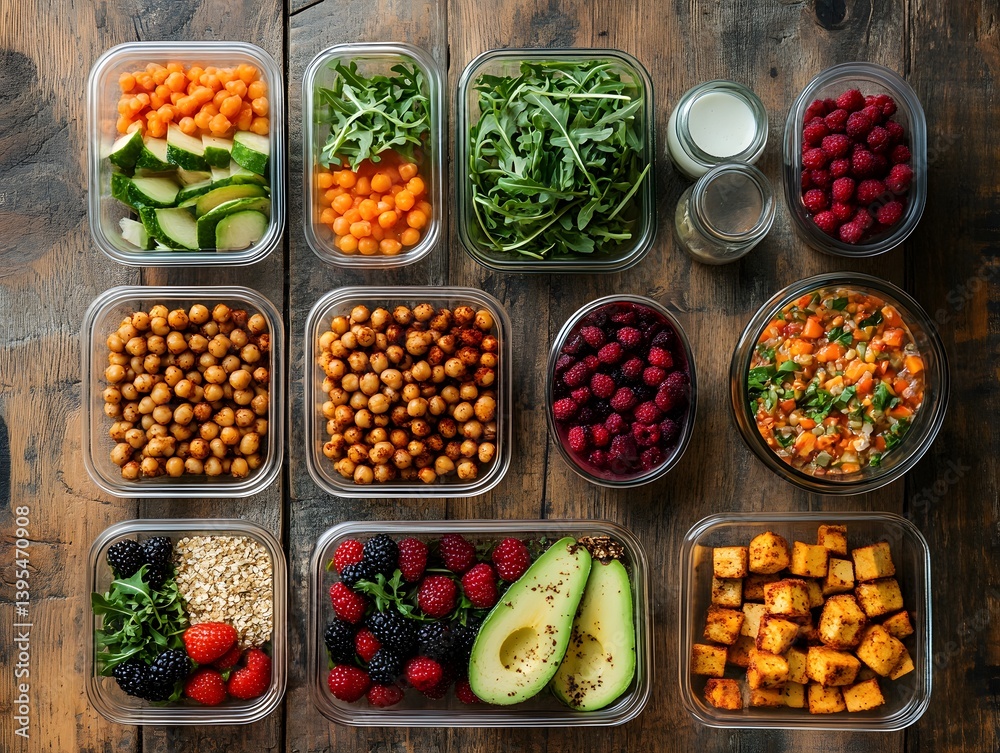 Healthy Vegan Meal Prep: Balanced Nutrition for a Fit Lifestyle