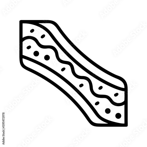 Artery and Vein Cross Section Icon Design