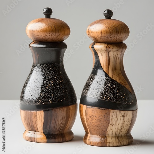 Classic Salt and Pepper Shaker Set for Everyday Kitchen Use, salt and pepper shakers