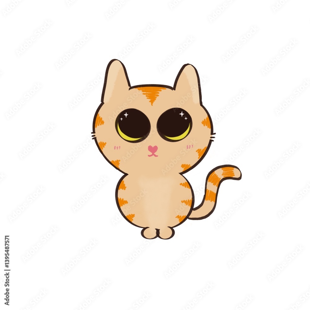 Obraz premium orange tabby cat