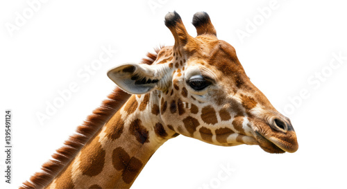 Photography Isolated Giraffe Head