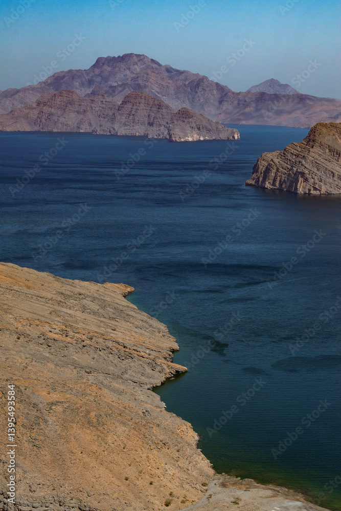 Oman, 03-06-2025: details of Khor Najd, a stunning fjord in the Musandam Peninsula (Ruus Al Jibal) known for its natural beauty, peaceful setting and the bioluminescence of its waters