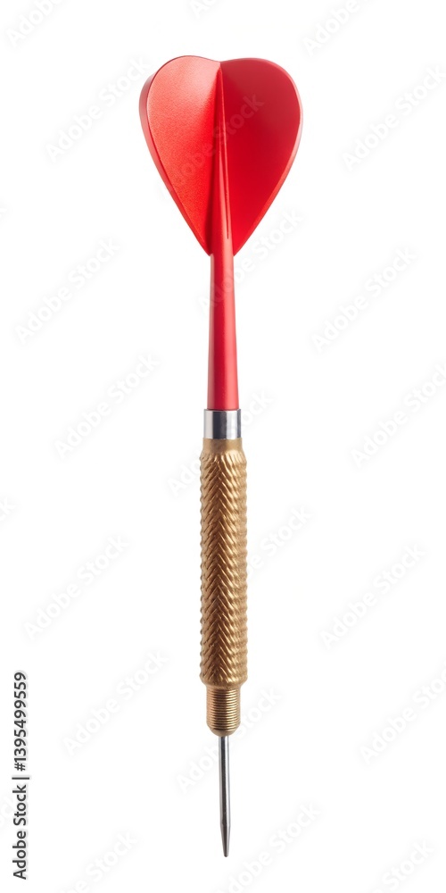 red dart on white background red dart on white background