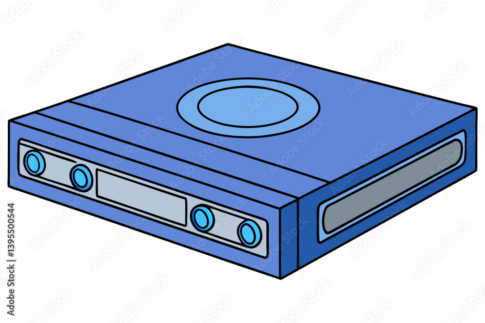 Fototapeta premium audio cassette isolated on white background