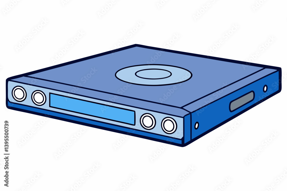 Fototapeta premium dvd player and cassette tape