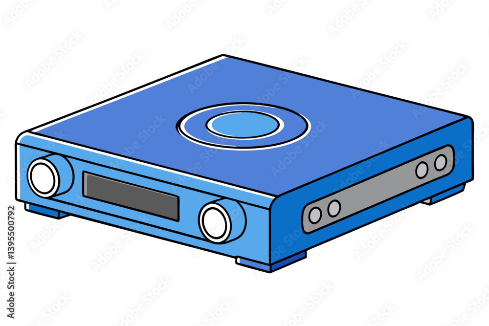 audio cassette isolated on white background