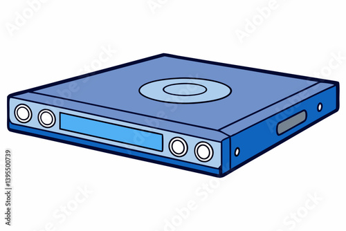 dvd player and cassette tape