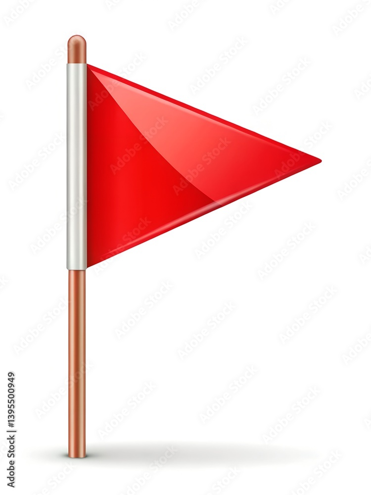 blank red flag blank red flag