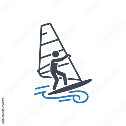 Windsurfing Icon