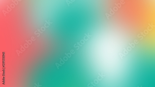 Modern Blurred light fuzz colorful gradient background. Pastel smooth mesh shapes. Vector soft horizontal backdrop