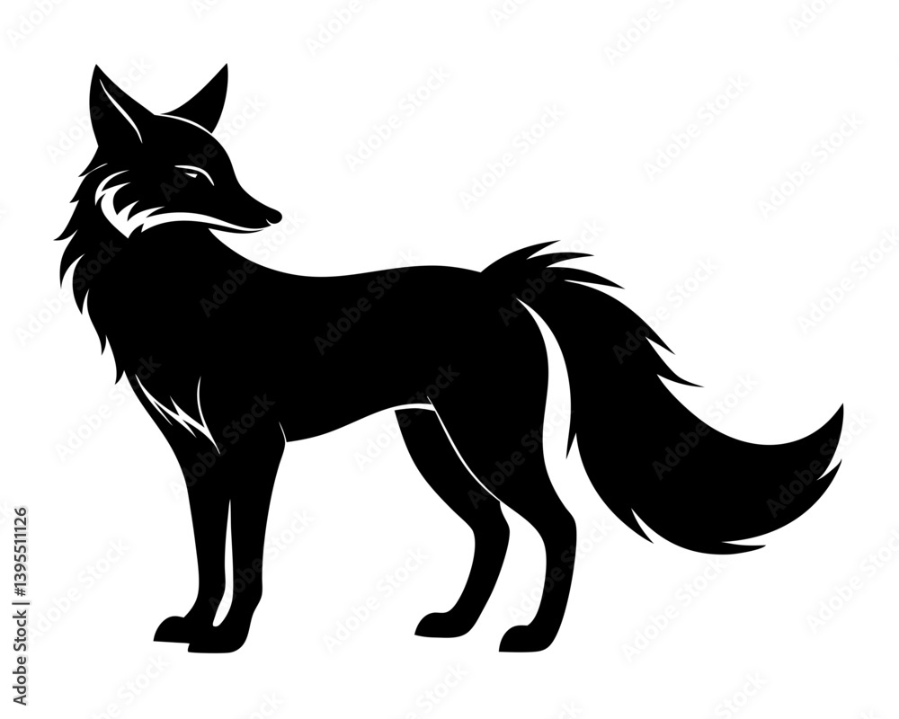 Fototapeta premium Fox Vector Silhouettes & SVG Icons | Woodland & Wildlife Clipart for Crafts & Digital Designs