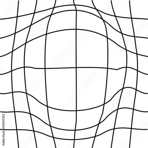 Black and White Abstract Grid Background