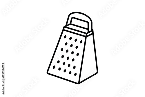 Handheld Kitchen Triangular Cheese Grater Tool Utensil Device
