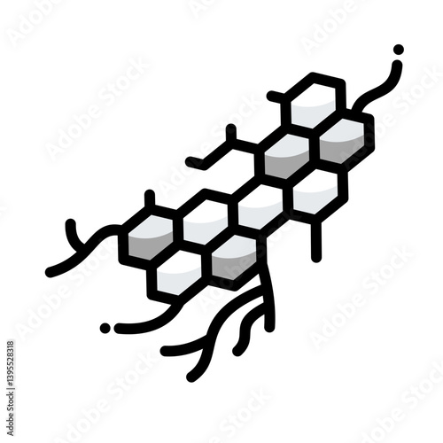 vector illustration of a honeycomb background