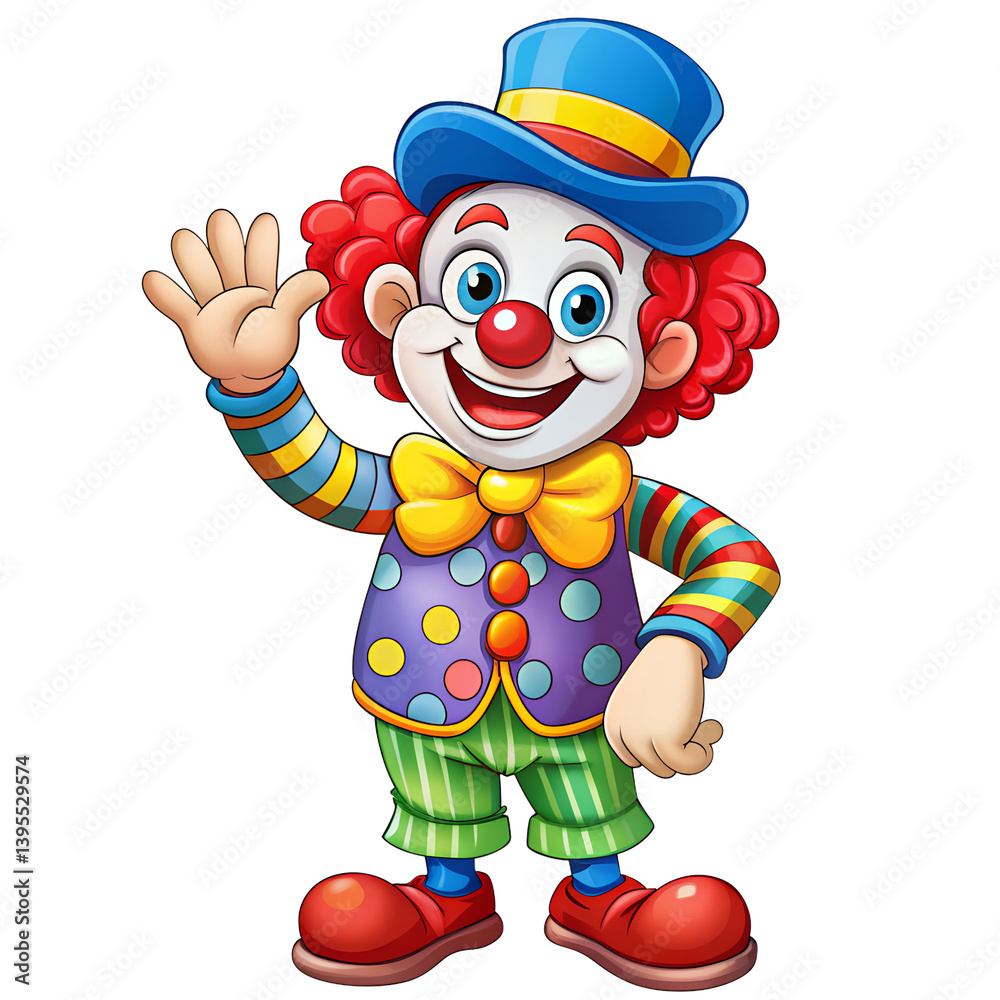 clown with a big ball clown with a big ball