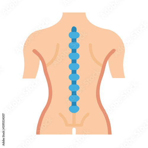 Body Back Spine Icon Design