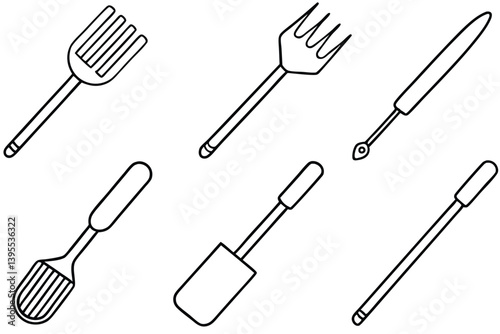 Grill Fork and Spatu Essential Kitchen Tools