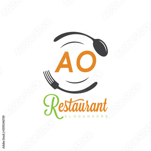 initial monogram logo With restaurant Culinary Circle shape Taste of Tradition logo design.
