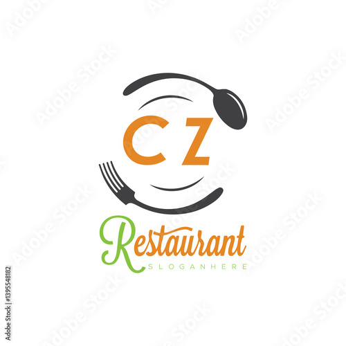 initial monogram logo With restaurant Culinary Circle shape Taste of Tradition logo design.
