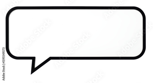 Isolated Speech Bubble