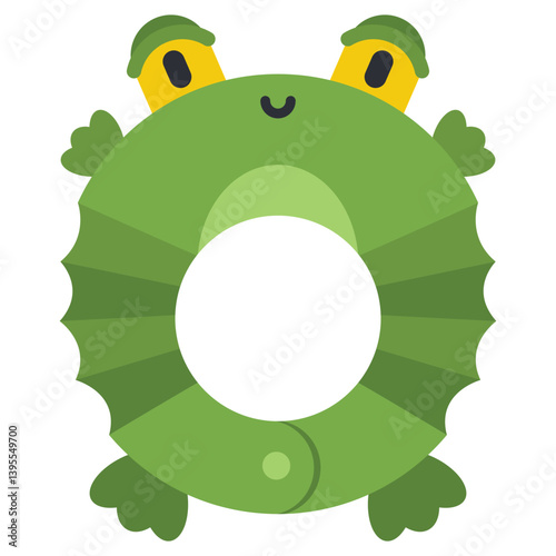 Baby shower hat vector cartoon illustration isolated on a white background.