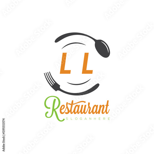 initial monogram logo With restaurant Culinary Circle shape Taste of Tradition logo design.
