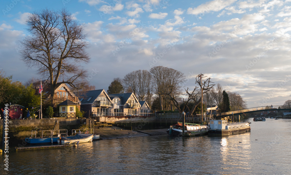 UK, England, London, Twickenham, Eel Pie Island