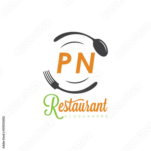 initial monogram logo With restaurant Culinary Circle shape Taste of Tradition logo design.
