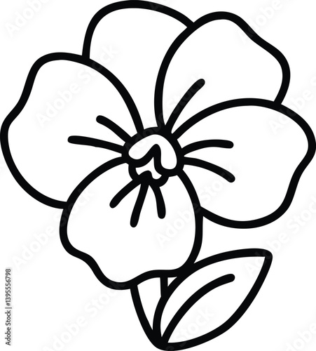 wallflower, waxflower, verbena, wisteria , flower logo