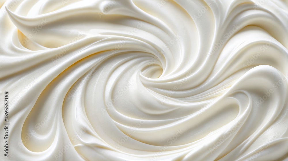 Obraz premium Swirled creamy texture background